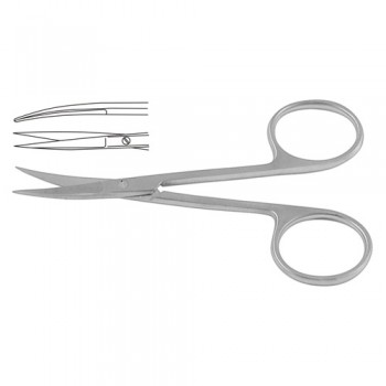 Iris Scissor Curved , 10 cm - 4"